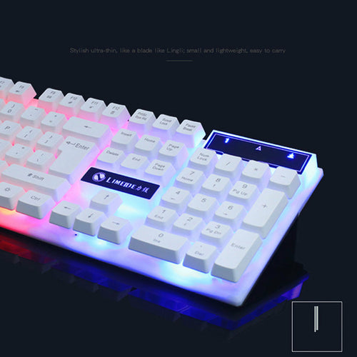 AuraGlow Gaming Keyboard and Mouse  Set