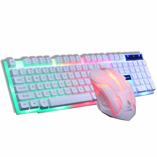 AuraGlow Gaming Keyboard and Mouse  Set