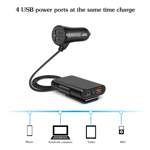 Alien Techs Smart QC3.0 Quick Car USB Charger